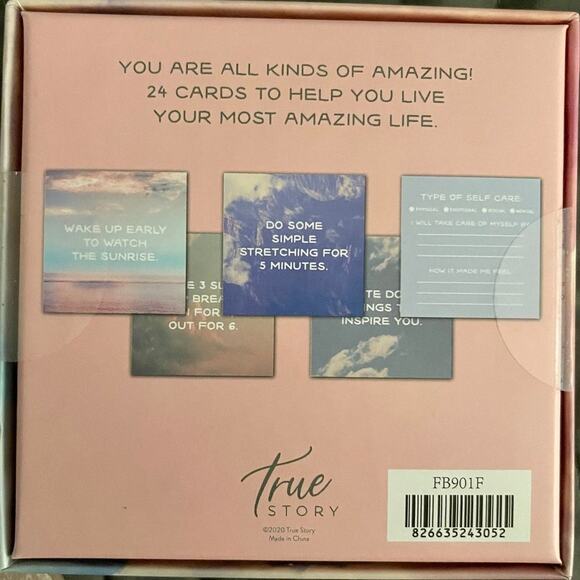 Burn After Reading book & Make Your Self a Priority box of 24 Self Care cards - Picture 4 of 4